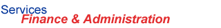 Services - Finance & Administration